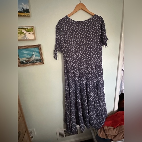 Indigo Dreams dress Floral Blue Dress - Picture 11 of 11